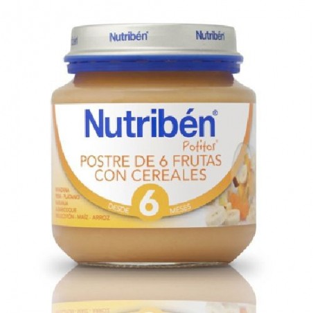 Nutribén Postre 6 Frutas con Cereales 130gr