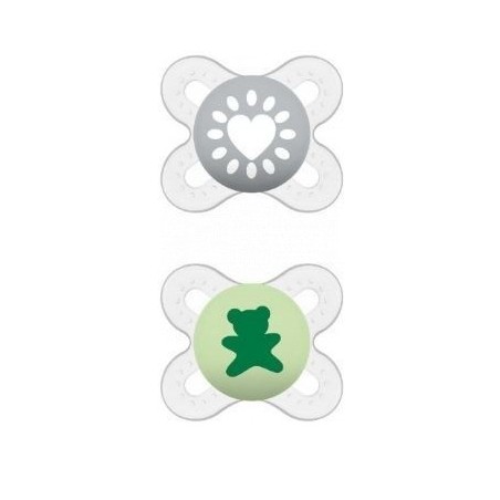 Mam Chupete Silicona Start Verde Pack 2uni
