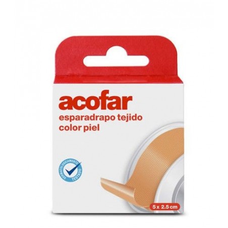 Esparadrapo Acofar Teji Piel 5x1,25 Cm