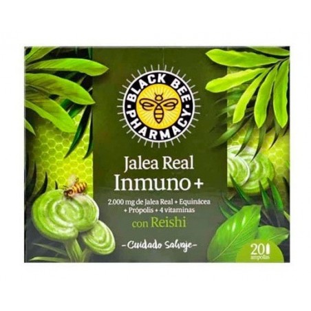 Black Bee Pharmacy Jalea Real Inmuno+ 20 Ampollas