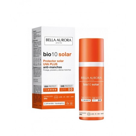 Bella Aurora Bio10 Protector Solar Antimanchas UVA-PLUS SPF-50+ 50ml