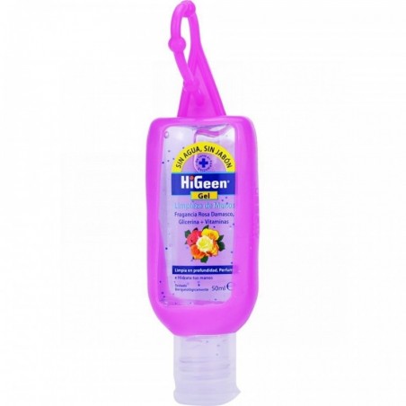Higeen Gel Higienizante de Manos Rosa de Damasco 50ml