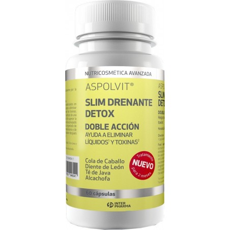 Aspolvit Slim Drenante Détox 60 Cápsulas