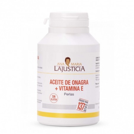 Ana María Lajusticia Aceite de Onagra + VItamina E 275 Perlas
