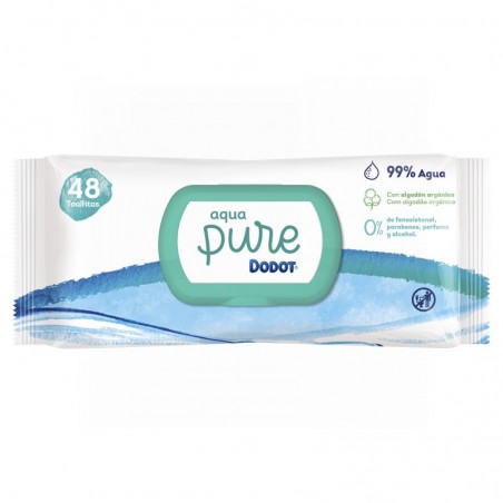 Dodot Aqua Pure Toallitas Húmedas Bebé 48uds