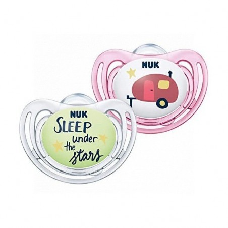 Nuk Chupete Freestyle Hello Adventure Silicona 18-36M 2uds
