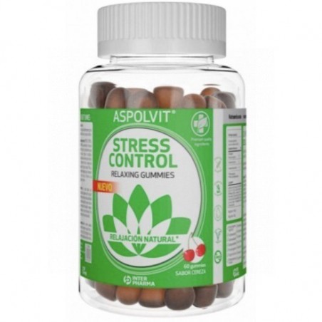 Aspolvit Stress Control Gummies Sabor Cereza 60uds