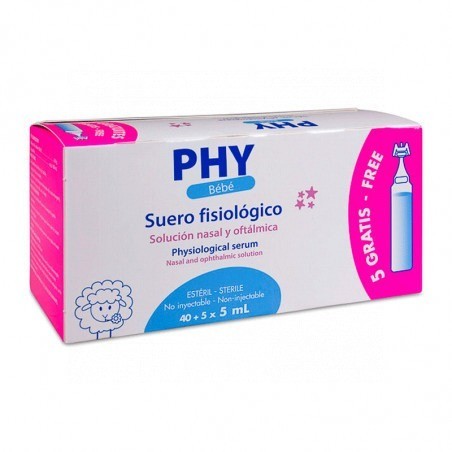 PHY Suero Fisiológico Bebé Monodosis 45uds