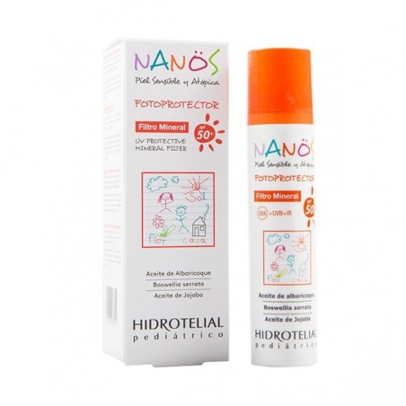 Hidrotelial Nanos Fotoprotector Mineral Spf50+ 100ml