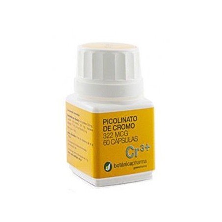 Botanicapharma Picolinato de Cromo 322 MG 60 Cápsulas