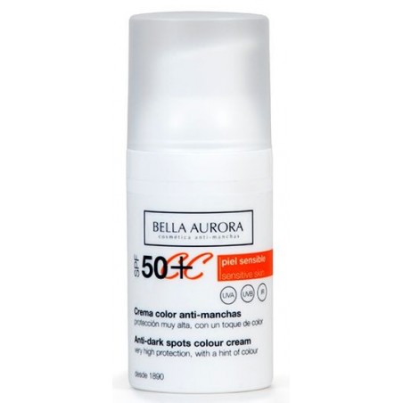 Bella Aurora Crema Color Anti-Manchas SPF-50+ 30 ml