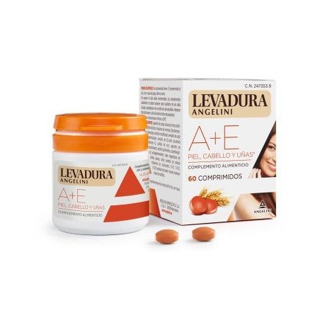 Angelini Levadura A+e Piel Cabello y Uñas 60 Comprimidos