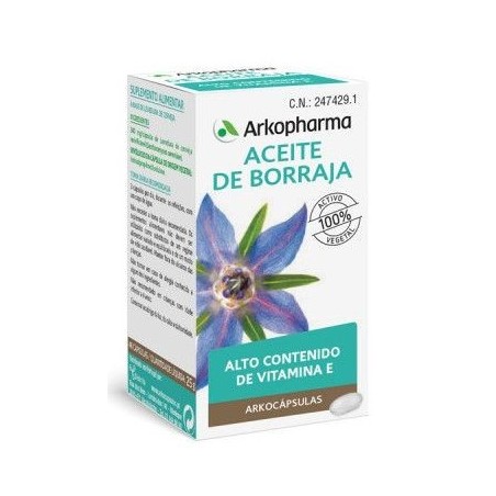 Arkopharma Arkocaps Aceite de Borraja 50 Cápsulas