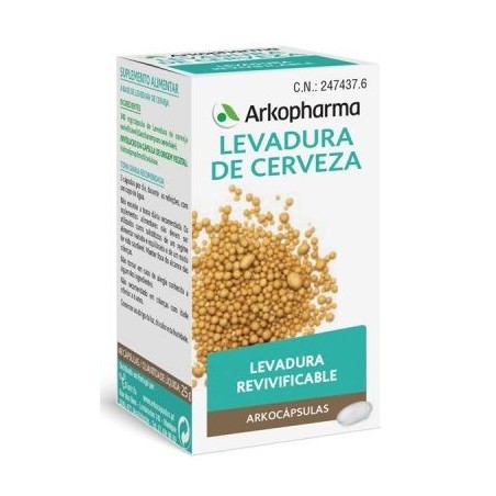 Arkopharma Levadura de Cerveza 48 Cápsulas
