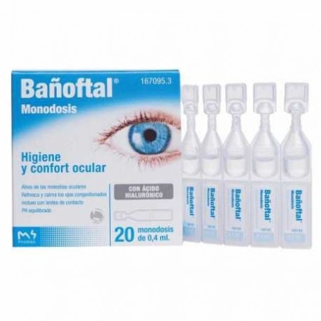 Bañoftal Baño Ocular 20 Monodosis 0.4 Ml