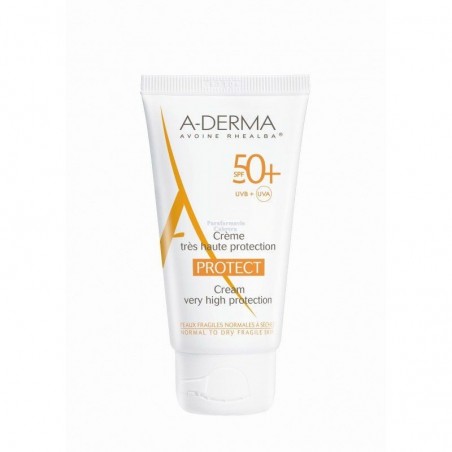 A-derma Crema Fotoprotectora Spf50+ Pieles Normales y Secas 40ml