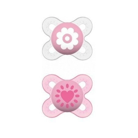 Mam Chupete Silicona Start Rosa Pack 2uni
