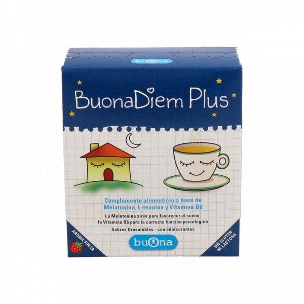 Buonadiem Plus Sabor Fresa 20 Sobres