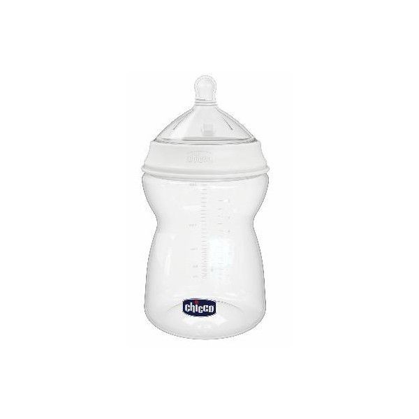 Chicco Step Up Biberón Plástico Boca Ancha Flujo Papilla 330ml