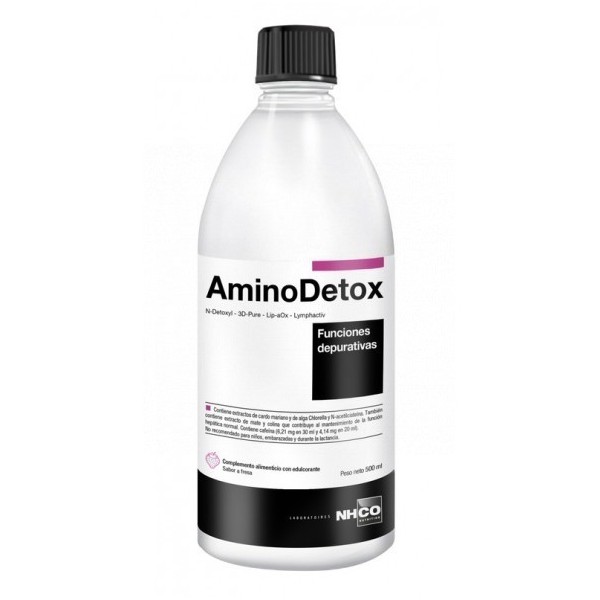 NHCO Aminodetox 1 Frasco Sabor Fresa 500 ml