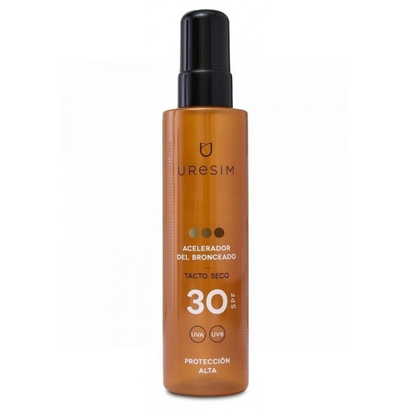 Uresim Acelerador del Bronceado Tacto Seco SPF-30 200ml