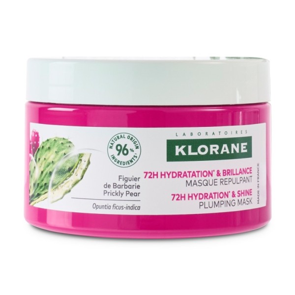 Klorane Mascarilla Repilpante Hidratación y Brillo Al Higo de Barbaria 250 Ml