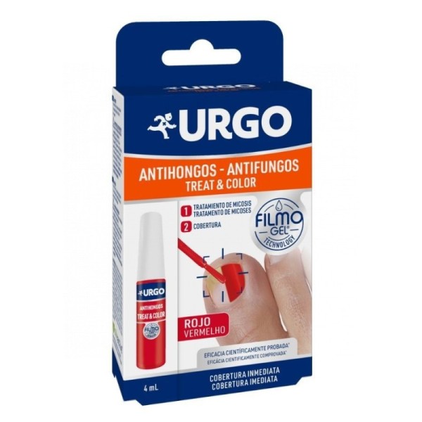 Urgo Treat & Color Antihongos  1 frasco 4ml Color Rojo
