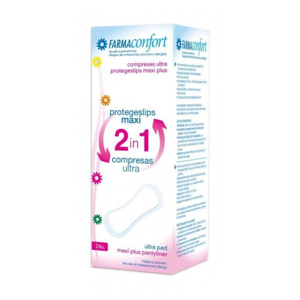 Farmaconfort Compresas Higienicas Protegeslip 24 Unidades
