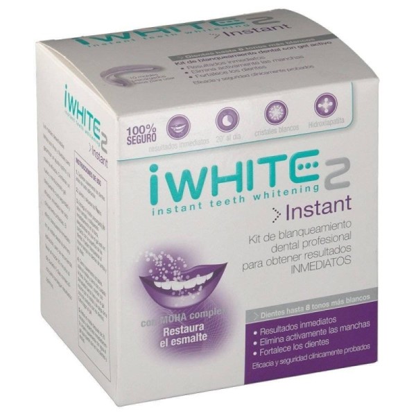 iWhite 2 Instant Kit De Blanqueamiento Dental 10 moldes