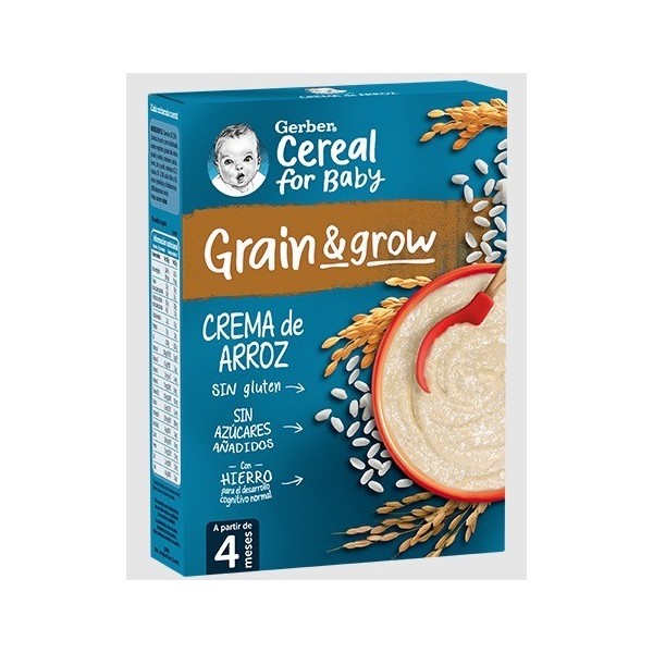 Gerber Papilla Crema de Arroz 250 g +4m