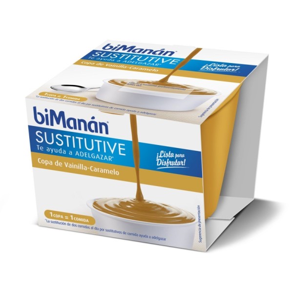 Bimanan Copa Vainilla - Caramelo Individual 210 Gr