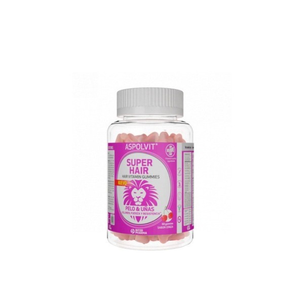 Aspolvit Super Hair Gummies 60 uds