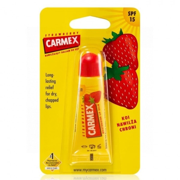 Carmex Strawberry Bálsamo Labial Hidratante 10g