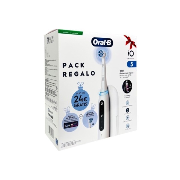 Oral-b Cepillo Dental Electrico Io5 Laboratory 3 Recambios + 1 Funda + 1 Pasta De Dientes