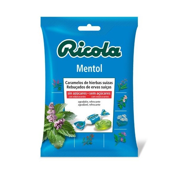 Ricola Caramelos Mentol Sin Azúcar 70 gr
