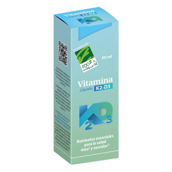 Cien por Cien Natural Vitamina Líquida K2+D3 30ml