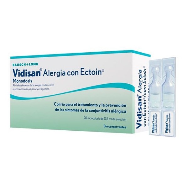 Vidisan Alergia con Ectoin Colirio 20 Monodósis