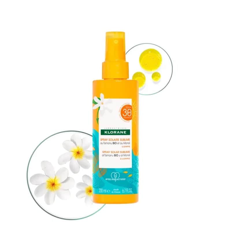 Klorane Spray Solar Sublime SPF30 200ml