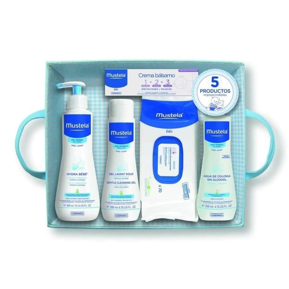 Mustela Canastilla Bebé Azul