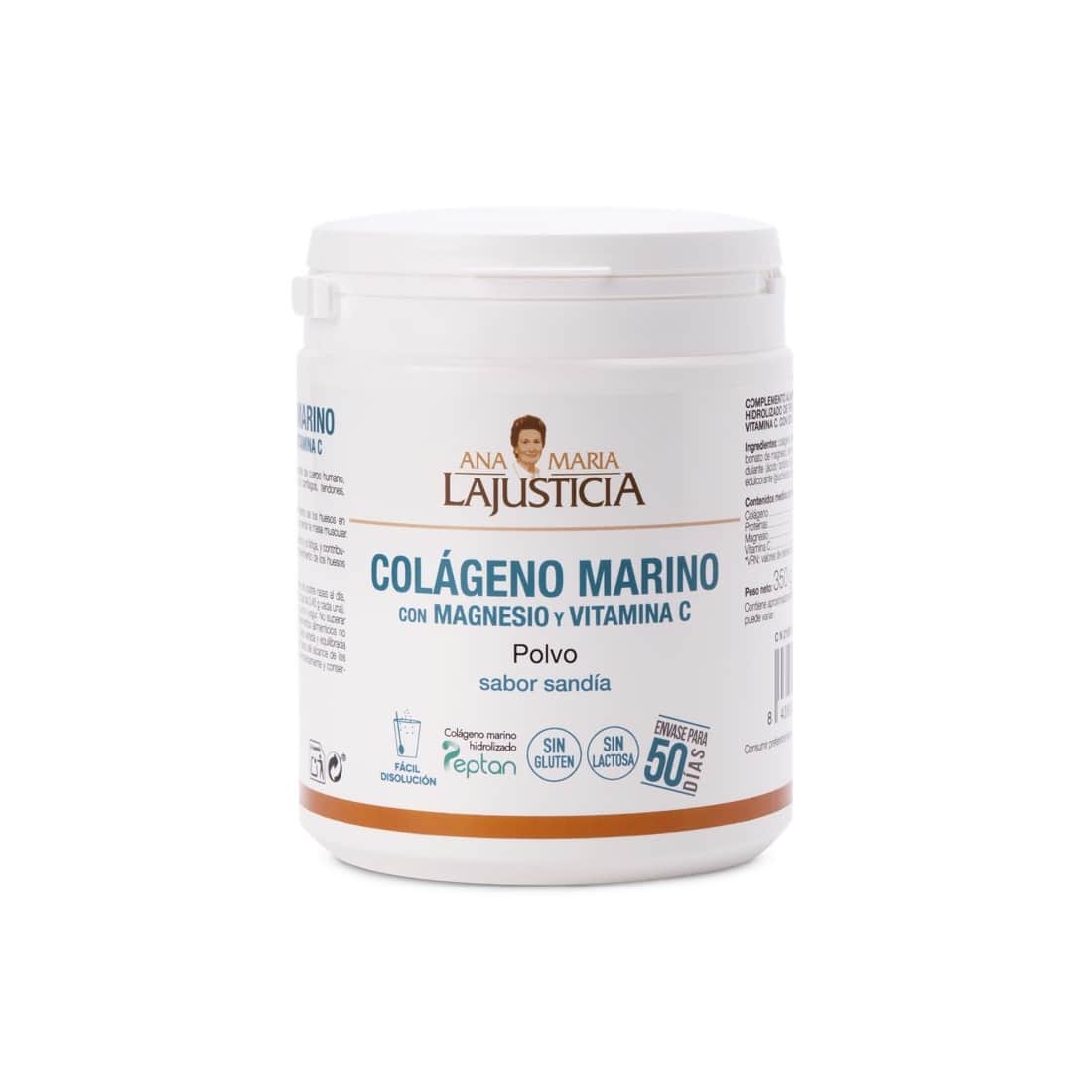 Ana María Lajusticia Colágeno marino con magnesio y vitamina C sabor sandía 350g