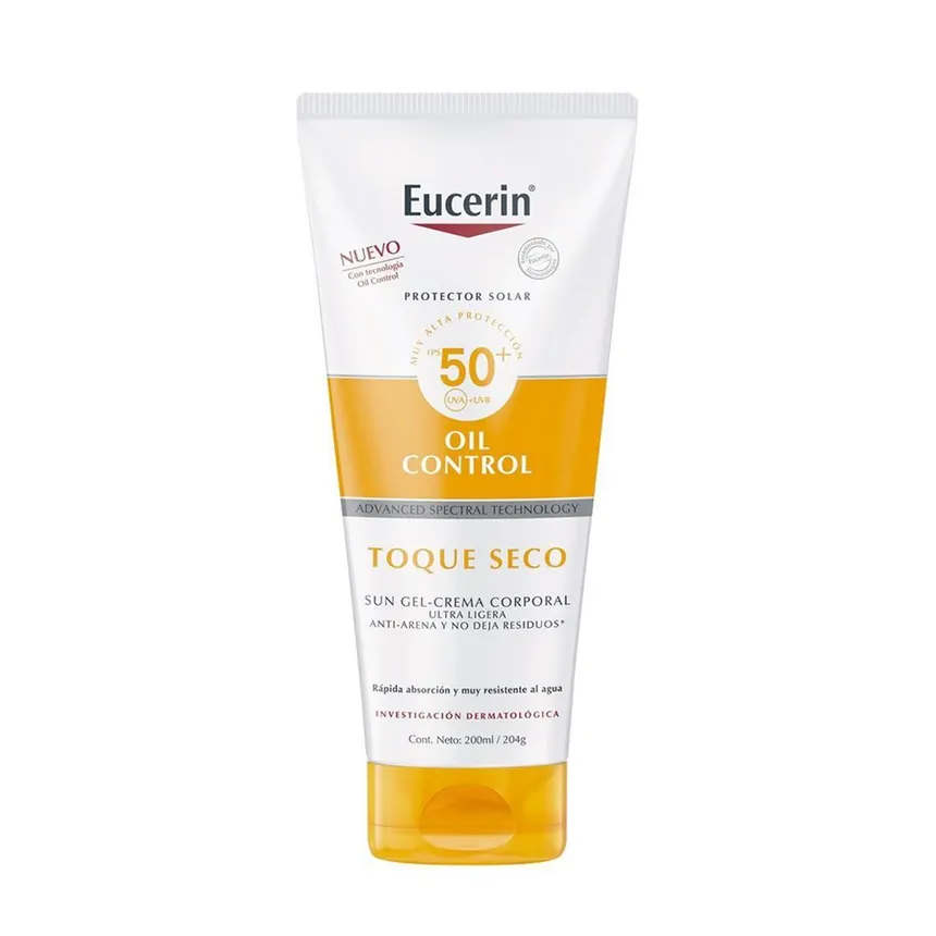 Eucerin Sun Body Oil Control Gel-Crema FPS 50+ 200ml