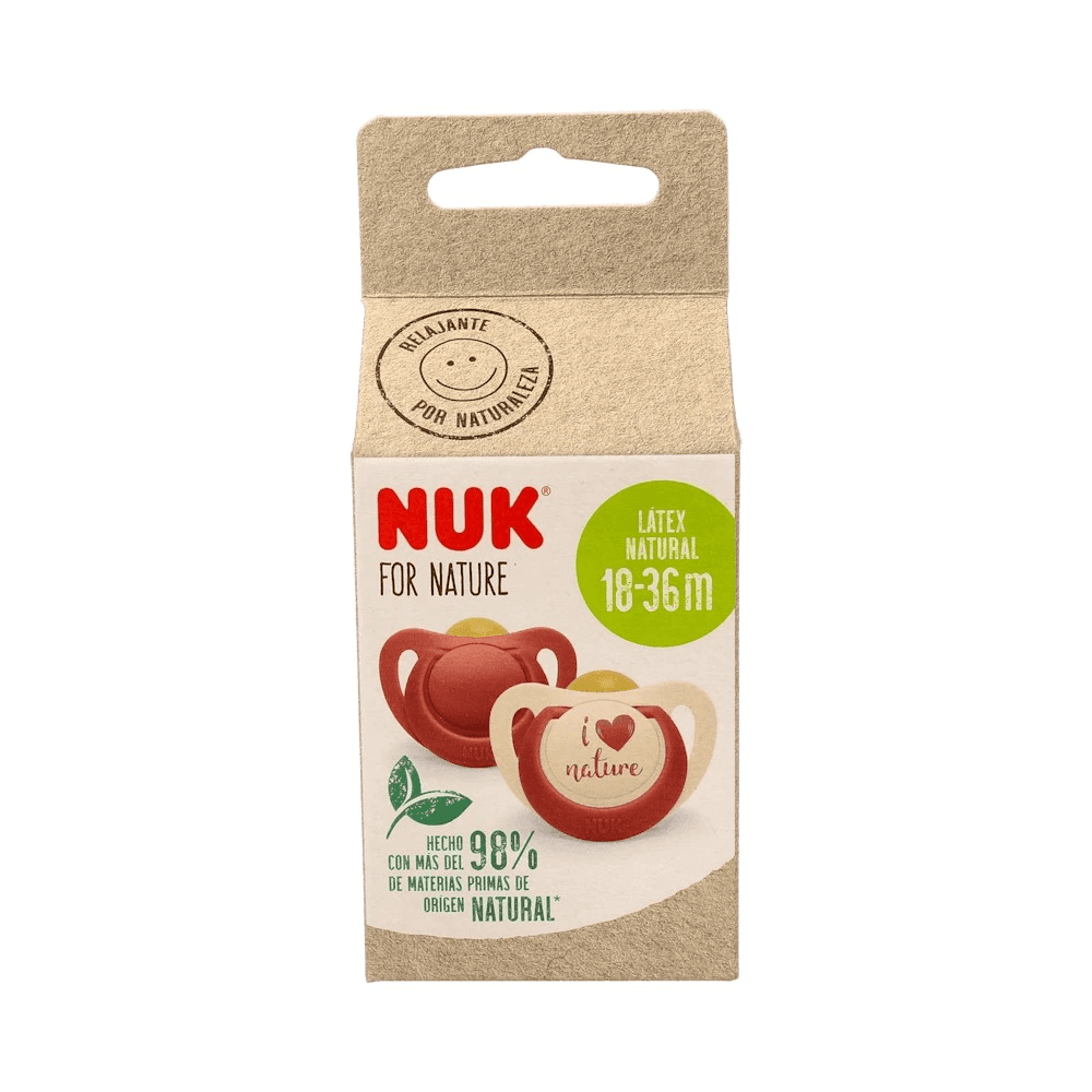 Nuk Chupete For Nature Latex 18-36 Meses